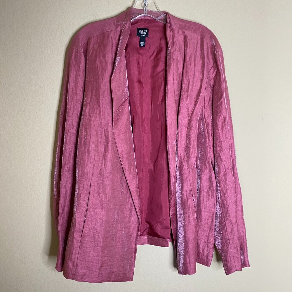 NEW eileen fisher open blazer jacket